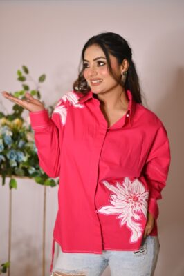 Applique Flower Shirt